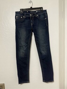 Miss Me Signature Indigo Wash Skinny Jeans